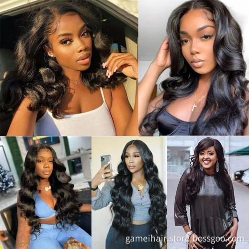 GMwigs Wholesale Swiss Brazilian Human Hair Lace Front Wig 10A Raw HD  Laces Wigs Vendors 13x6 360 Virgin Lace Front Wigs